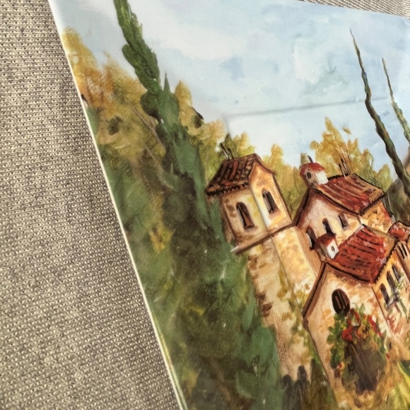 Tuscan Theme  Square Melamine Platter - Picture 6 of 8